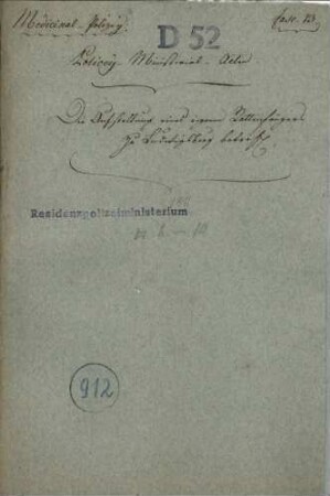 Aufstellung eines eigenen Rattenfängers zu Ludwigsburg