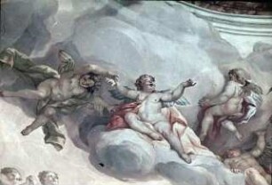 Intercessio des heiligen Karl Borromäus vor der Heiligen Dreifaltigkeit