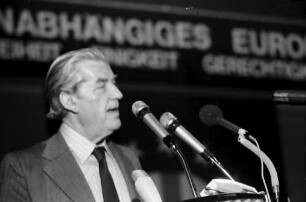 Freiburg: Stadthalle; Europatage Paneuropa-Union, Ansprache