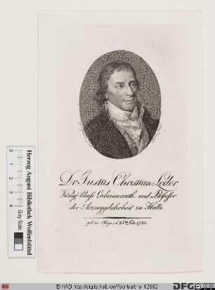 Bildnis Justus Christian Loder (1809 von)