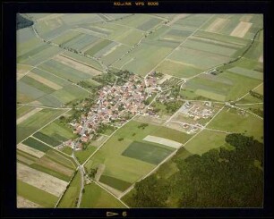 Hausen am Bach, Luftbild