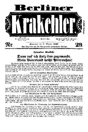 No 29.: No 29, 07.Oktober 1848
