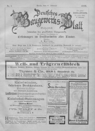 46. Jahrgang. No. 5
