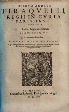 Opera omnia : septem tomis distincta, 5