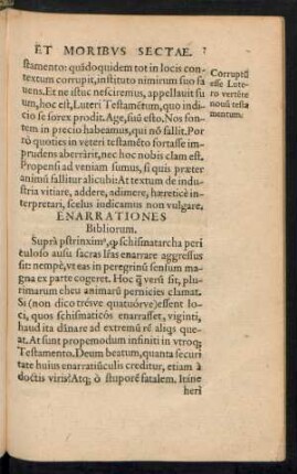 Enarrationes Bibliorum.