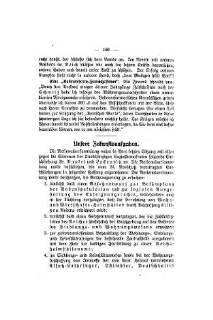 Unsere Zukunftsaufgaben