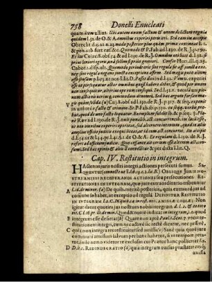 Cap. IV. Restitutio in integrum