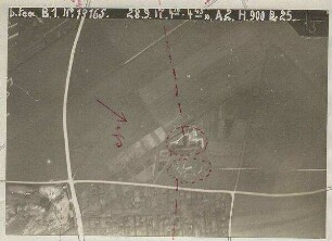 Flakbatterie nordöstlich Heilanstalt Neufriedenheim (900 m)