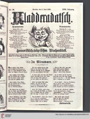 Hefte 26-30, Juni 1865