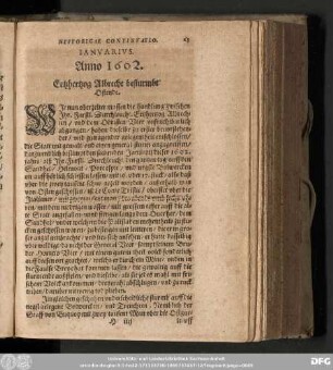 Januarius. Anno 1602.