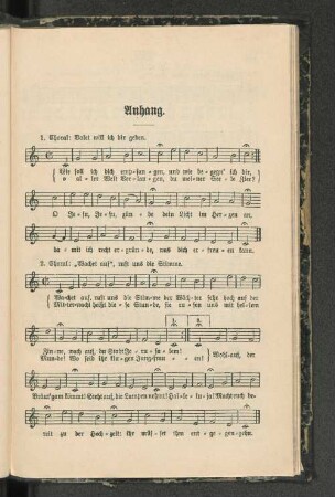 1. Choral: Balet will ich dir geben. - 9. Die Nacht.