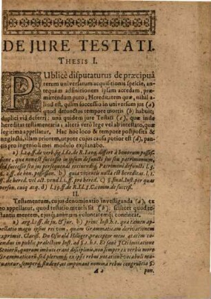 Disputatio Iuridica Publica. De Legitima Testamentorum Factione Factorumq. Infirmatione