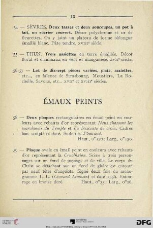 Émaux Peints (Nr. 58-59)