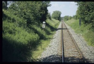 Strecke in km 16+300