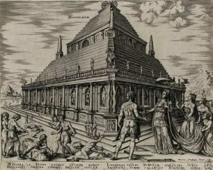 Das Mausoleum von Halikarnassos, Blatt 6 aus der Folge "Die acht Weltwunder"