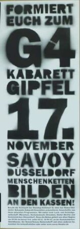 G4 - Kabarettgipfel