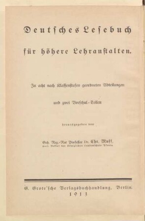 Abteilung 1, [Schülerband]: (Für Oktava)