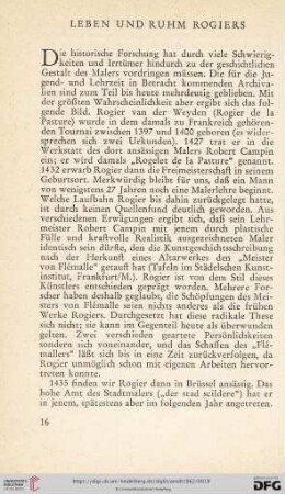 Leben und Ruhm Rogiers