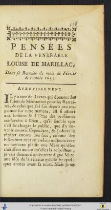 Pensées
