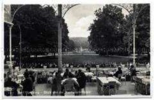 Kurhausterrasse und Kurpark in Bad Homburg