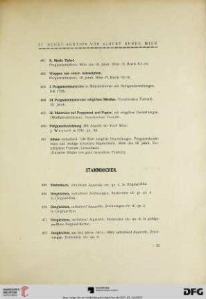 Stammbücher (Nr. 468-473)