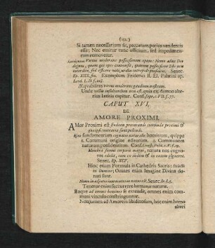 Caput XVI. De Amore Proximi.