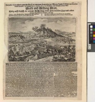 Warhaffter Verlauff und eigentlicher Abriß/ der/ von denen Kayserlichen und Alliirten Reichs-Völkern/ eine kurze Zeit belägert gewesnen/ und nunmehr den 27. Octob. 1683. vom Türkischen Joch befreyeten Hungarischen Stadt und Vestung Gran : Dabey auch kürzlich eine accurate Beschreibung dieses Orts/ desselben Lager und andere ehmalige Begebenheiten betreffend/ enthalten