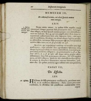Caput VII. De Effectu.
