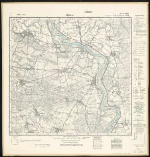 Meßtischblatt 2559 : Köben, 1892 Köben : Köben. - Hrsg. 1892, bericht. 1933. - 1:25000. - [Berlin]: Reichsamt für Landesaufnahme, 1933. - 1 Kt.
