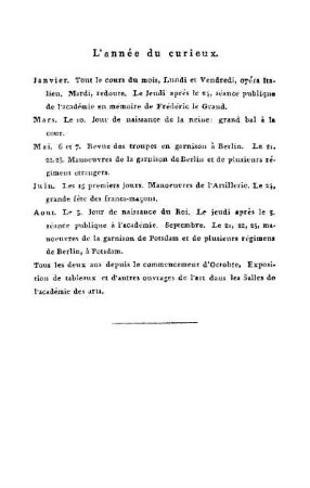 L'année du curieux