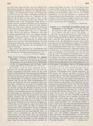 311-312 [Rezension] Beyer, Hermann Wolfgang, Die jüdische Katakombe der Villa Torlonia in Rom