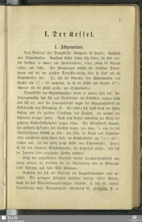 I. Der Kessel