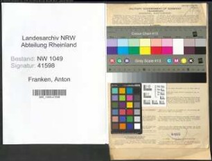 Entnazifizierung Anton Von Franken , geb. 13.05.1900 (Arbeiter)
