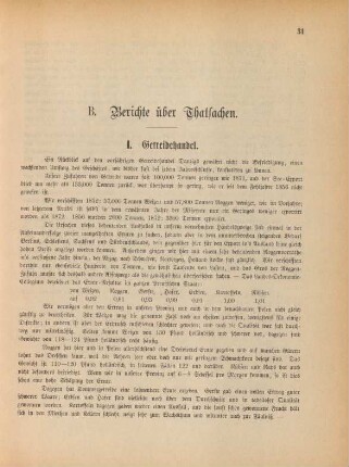 I. Getreidehandel.