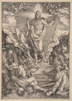 Große Passion, Blatt 12: Die Auferstehung Christi