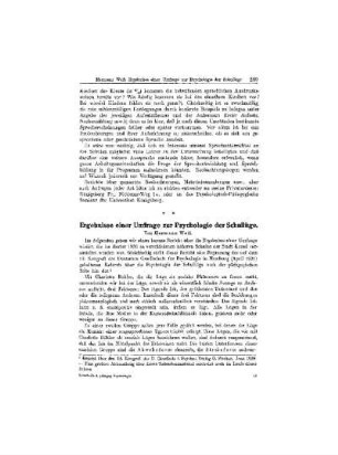 Ergebnisse einer Umfrage zur Psychologie der Schullüge