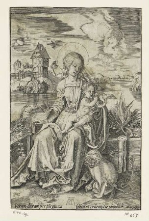 Maria mit der Meerkatze