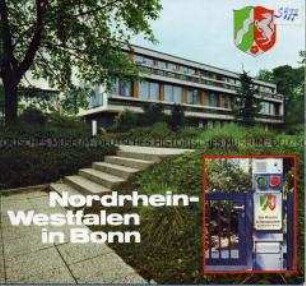 Reich bebilderte Informationsschrift über die Landesvertretung von Nordrhein-Westfalen in Bonn
