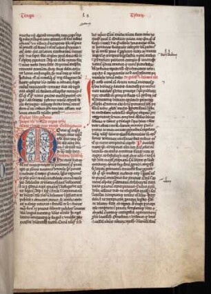 Zierinitiale: M(ortuo), Palmettenornament, Fleuronné