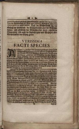 Verissima Facti Species.