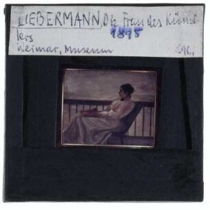 Liebermann, Die Frau des Künstlers (Martha Liebermann)