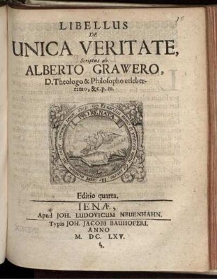 Libellus De Unica Veritate