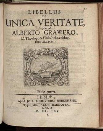 Libellus De Unica Veritate