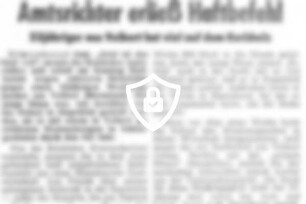 Amtsrichter erließ Haftbefehl
