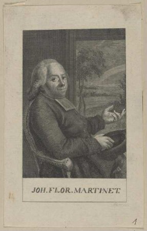 Bildnis des Joh. Flor. Martinet