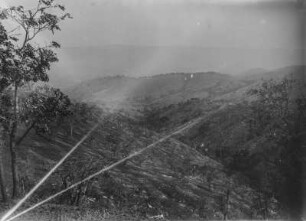 Berglandschaft : Die bergige Landschaft in der Nähe von Karagwe