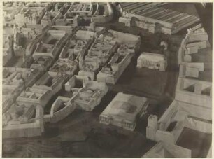 Modell des Stadtkerns