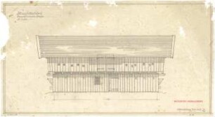 Fick, Roderich; Obersalzberg; Hirschfutterhäusl - Straßenseite (Ansicht)