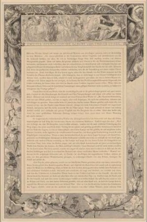 "Amor und Psyche" IV: "Zweites Intermezzo I Die Geburt von Troja's Unheil": Die drei Göttinnen. Text: "Hilfe des Windes hinauf ..." (recto)