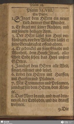 Psalm XCVIII